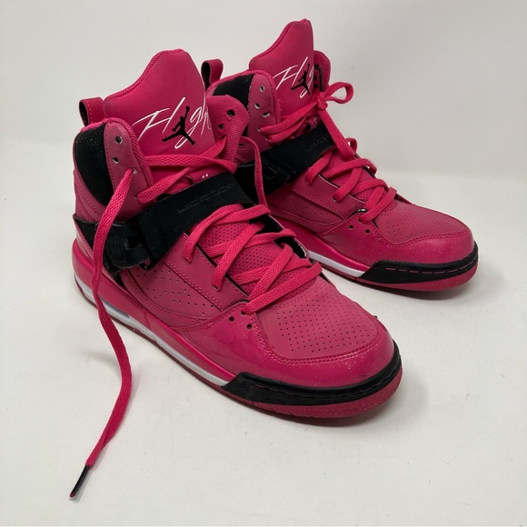 Nike Air Jordan Flight Pink and Black Sneakers